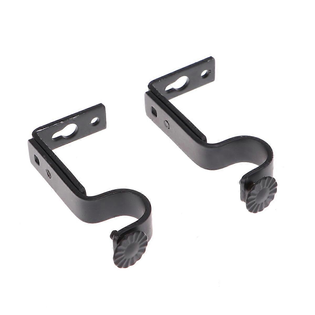 Curtain Rod Bracket 2Pcs 18-22mm Adjustable Heavy Duty Holders