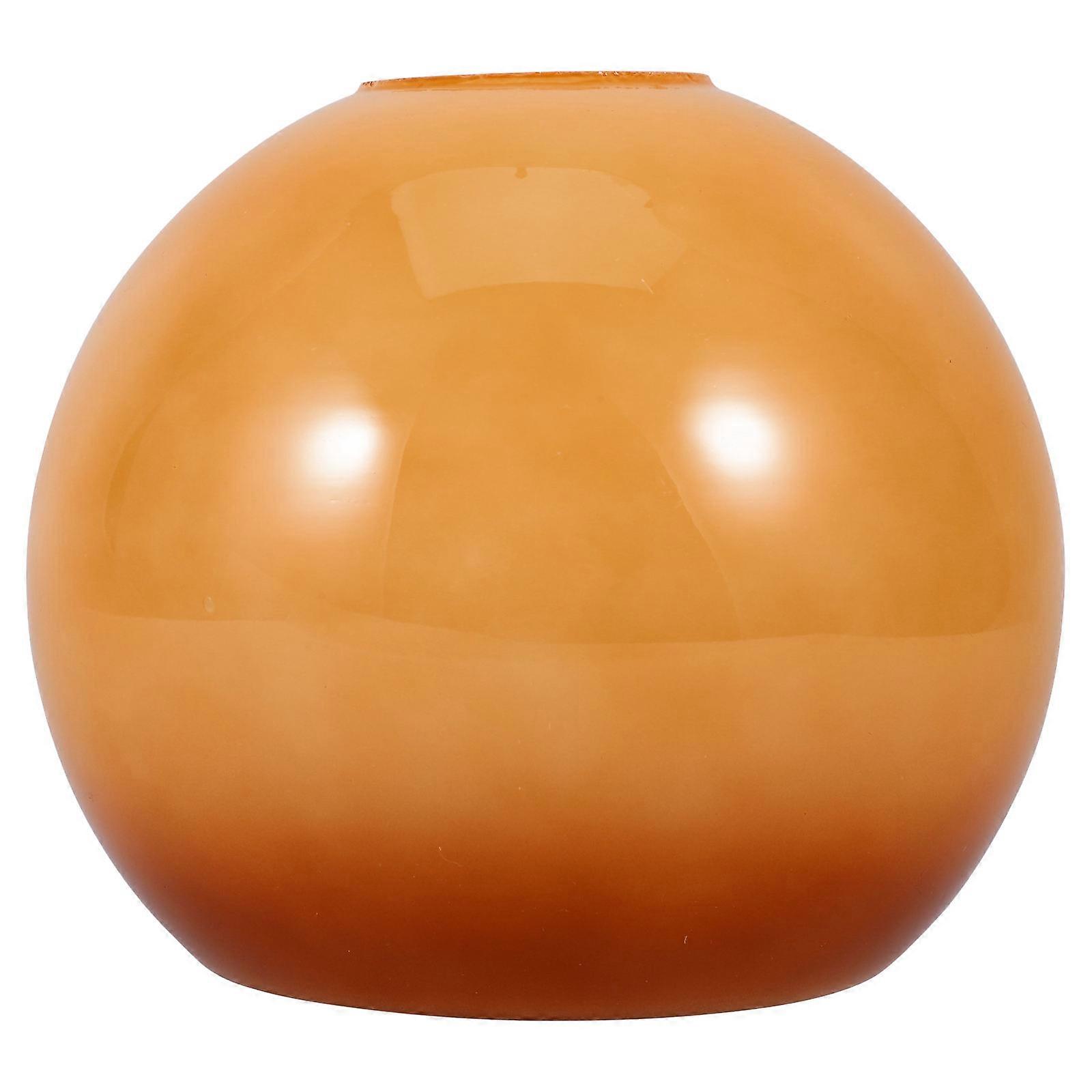 Glass Globe Lamp Shade Replacement for Ceiling Light 3Pcs Yellow