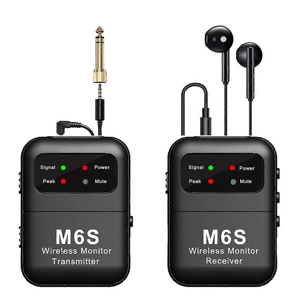 Wireless in Ear Monitor System, 2.4G Stereo Wireless IEM System with Beltpack Transmitter Receiver Auto-Pairing