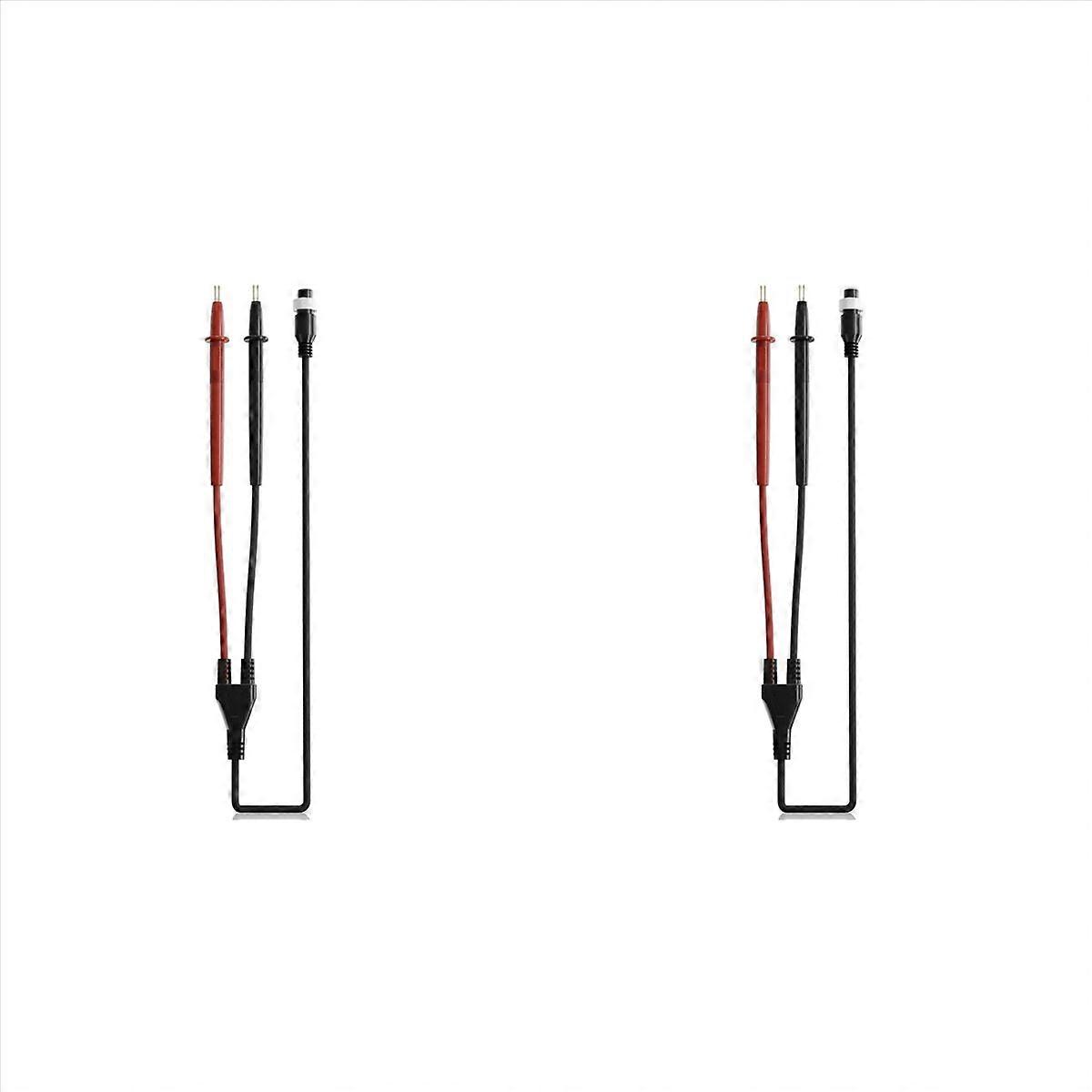 2X -10 Battery Internal Resistance Meter Testing Probe Round Connector Accessory