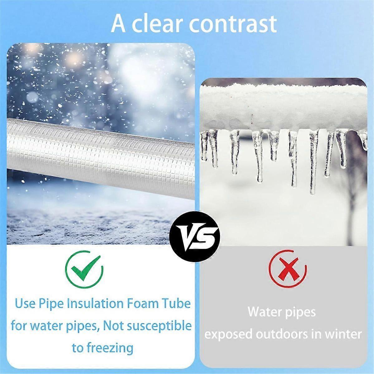 10 stk. rørisolasjonsskumrør for tappekran