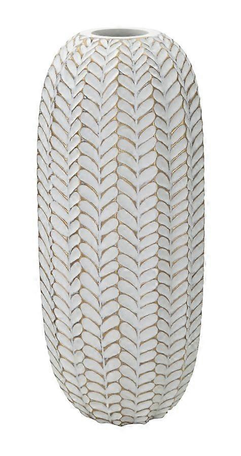 Vase Resina Leaf Cm Ø 18,5X46