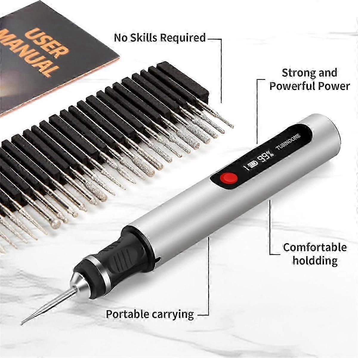 Multi-Surface Engraving Pen for Artists Crafters 50+ Materials Tool