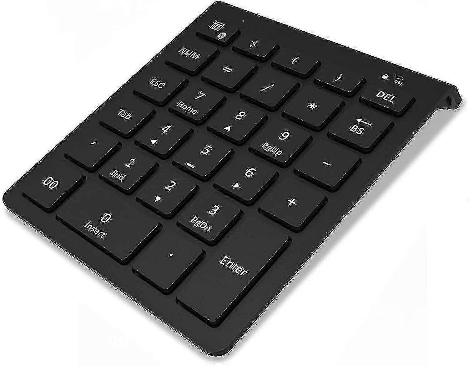 x Bluetooth Numeric Keypad, Ultra Thin Wireless Bluetooth Numeric Keypad Numpad, 28 Keys Wir