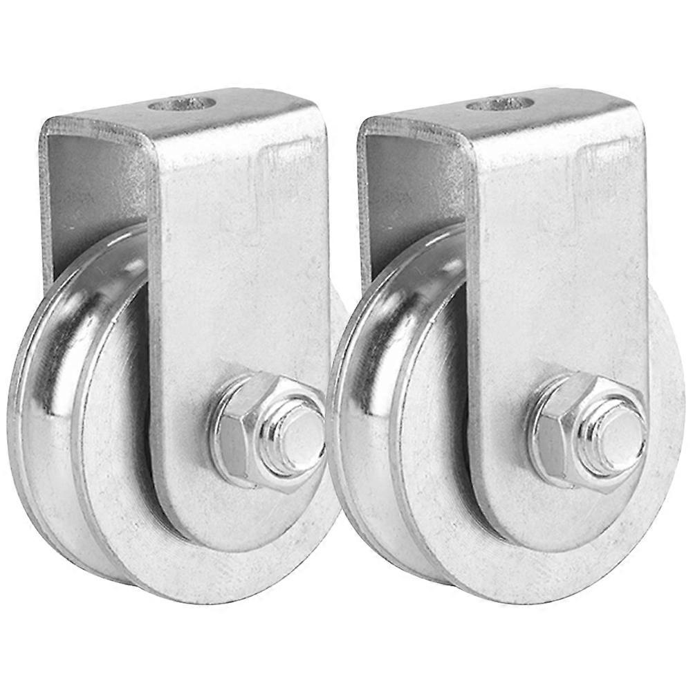 Steel Pulley Block Single Pulley for Lifting with 2Pcs Industrial Application
