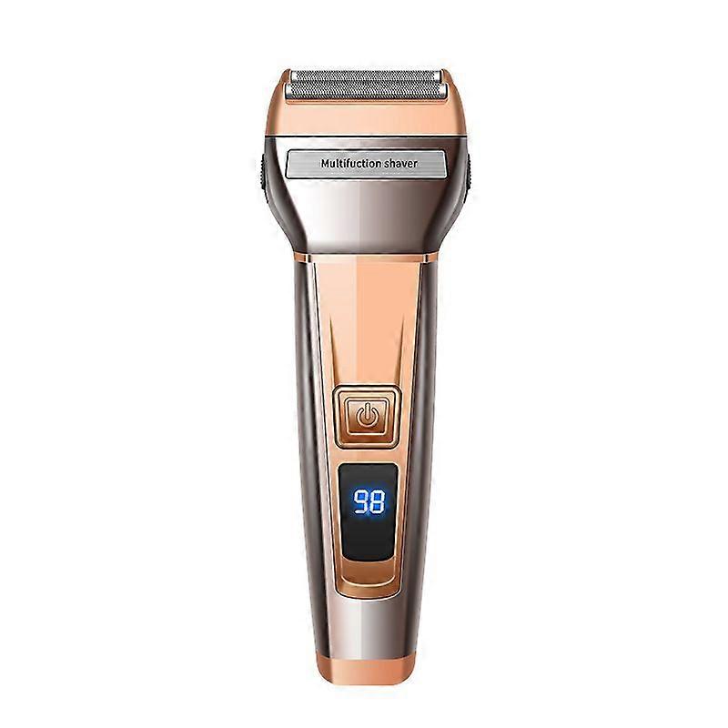 3-in-1 Smart Electric Shaver with LED Display Rechargeable Multi-Functional Nose Hair Trimmer