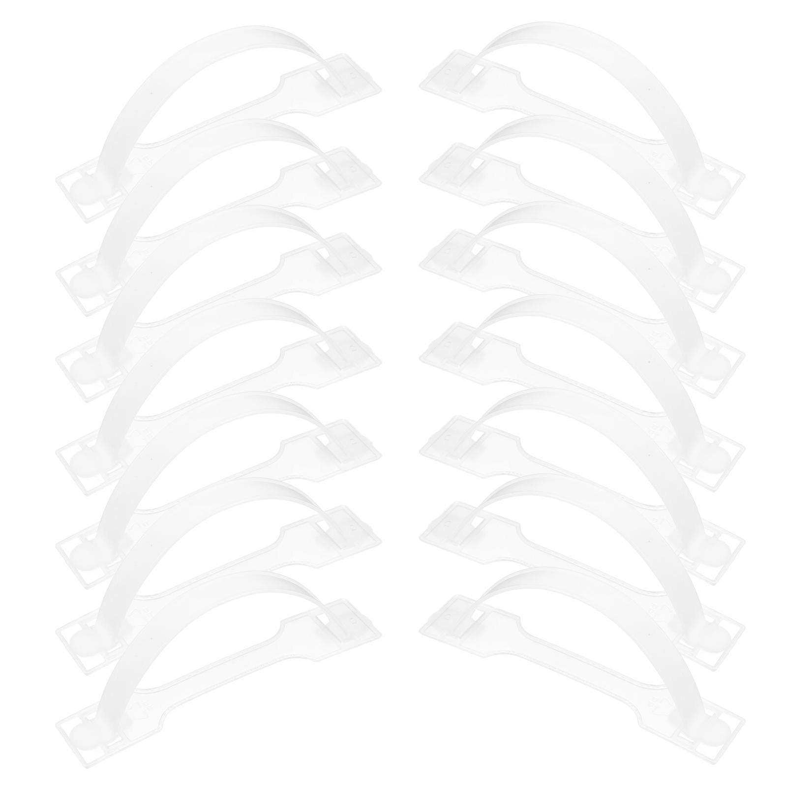 100Sets White Cardboard Box Handles for Carrying Replacement Use PP