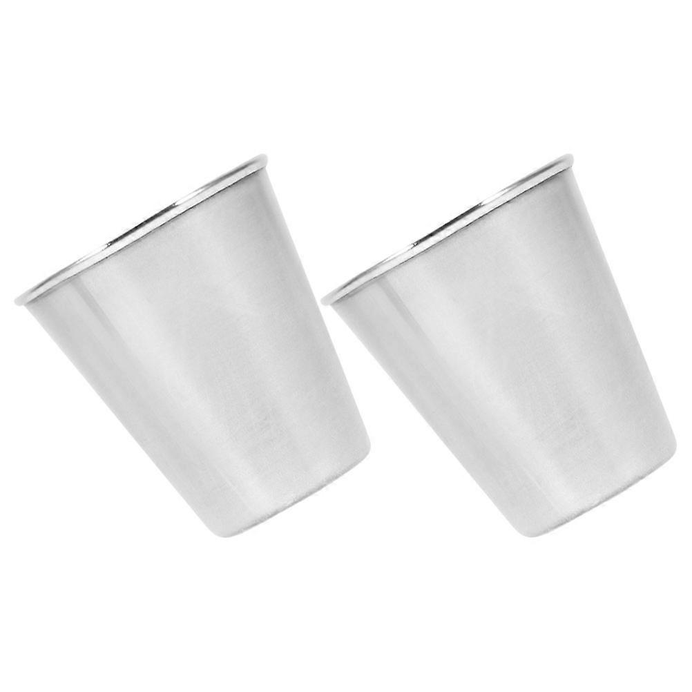 Stainless Steel Wine Cup for Drinking 2Pcs Beverage Cups