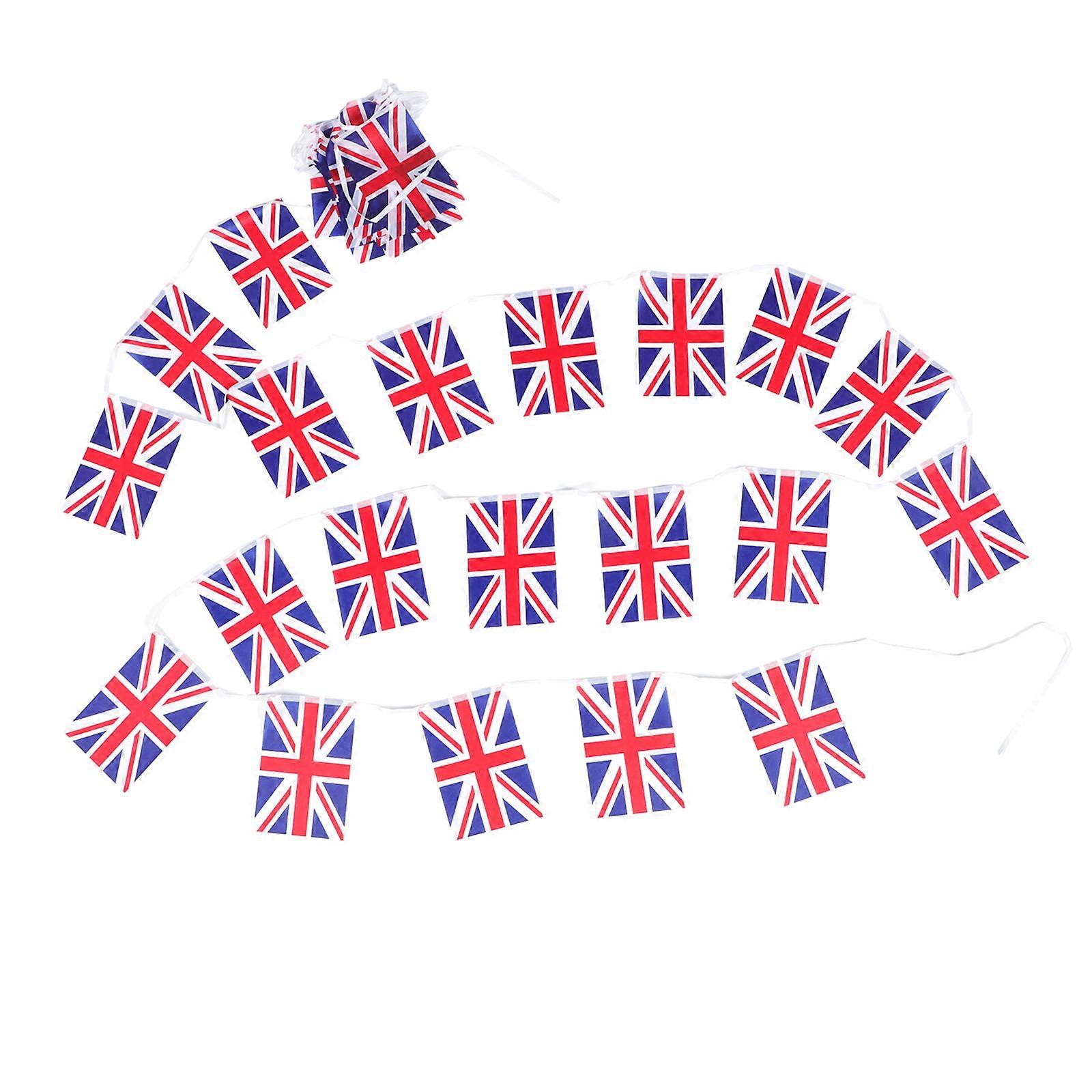 British Flag String Banner for 4Sets Hanging Home Layout Decor