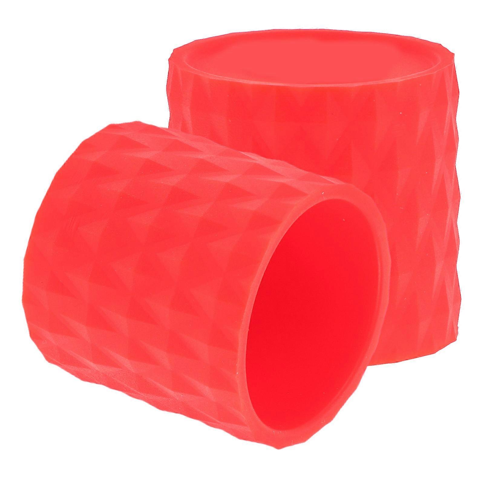 Red Silicone Brake Lever Cover for Protection Anti-scratch Handlebar End Caps with Comfortable Grip