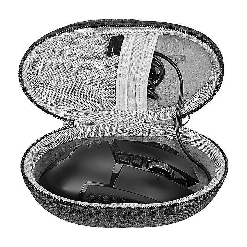 Portable Gaming Mouse EVA Storage Case for Logitech/Razer Series Wireless Mice (Dark Gray Case Only)