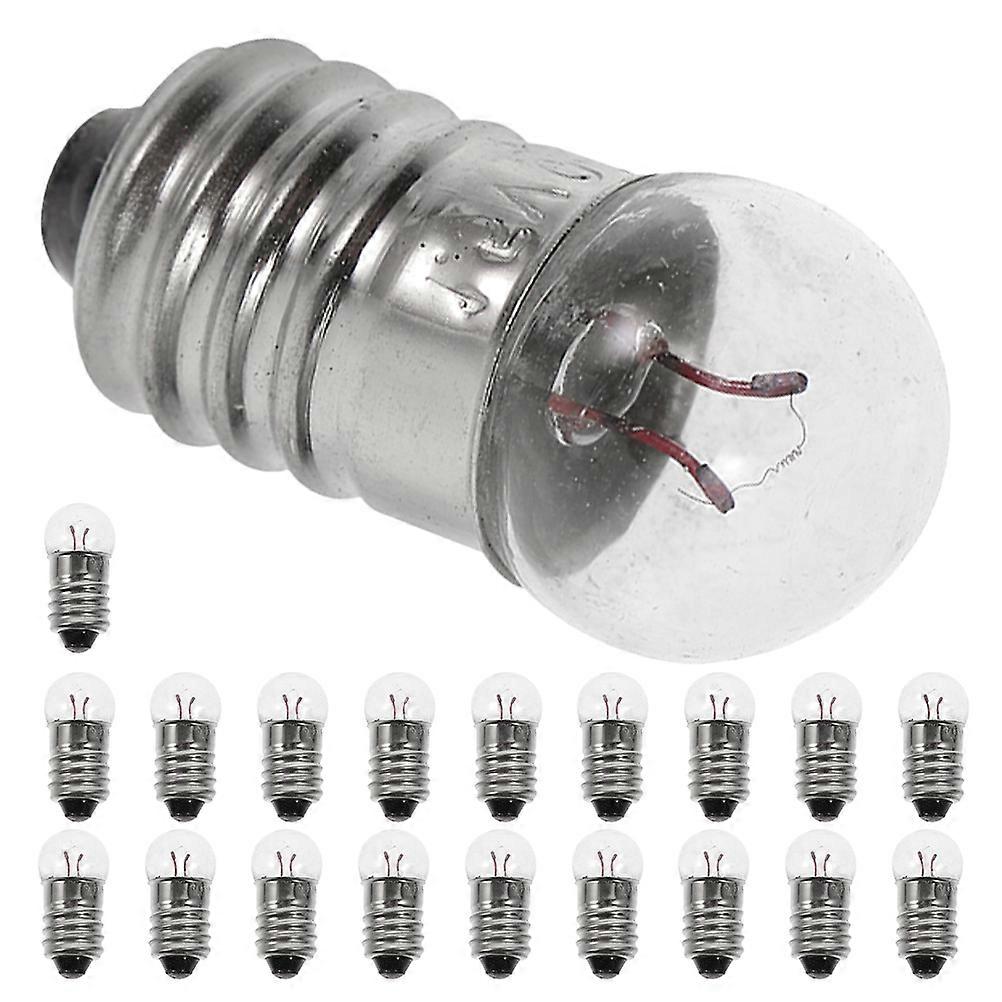 Threaded Screw Light Bulb for Electrical Experiment 20Pcs Mini Bulbs