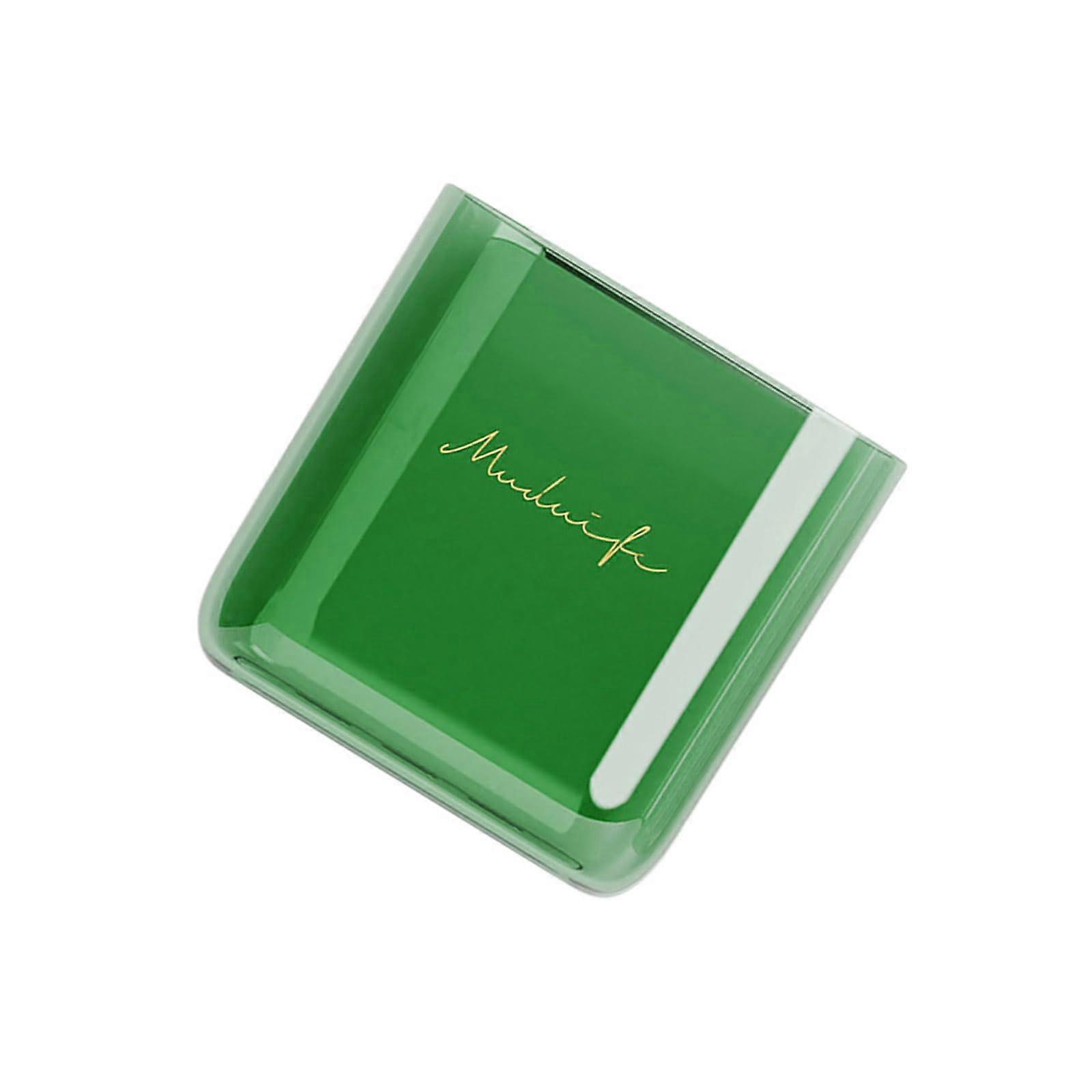 Wall Mounted Storage Organizer with Multiple Compartments for Small Items Home Office Green