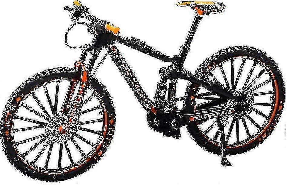 25-26 Mini 1:10 Alloy Bicycle Scale Model Dasktop Simulation Ornament Finger Mountain Bikes Toy