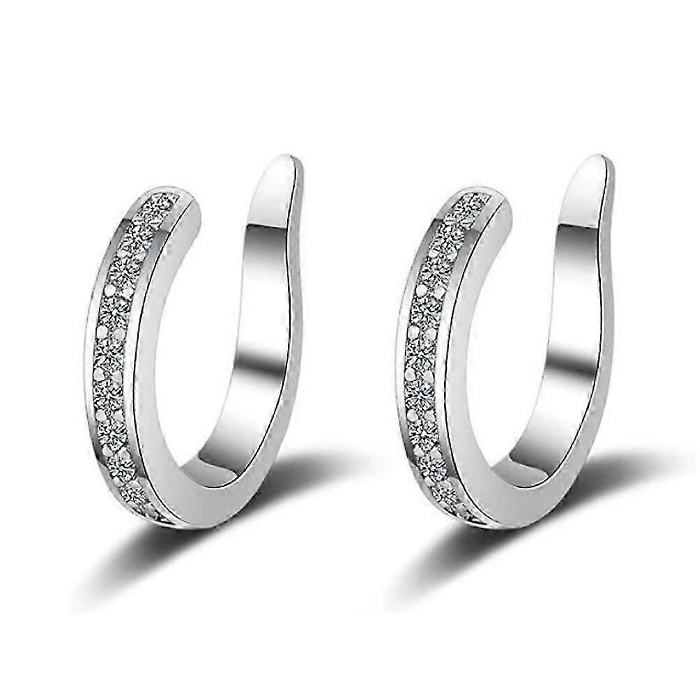 Fixura Ear Clips, Pierceless Ear Cuff, Thin Chunky Ear Cuffs Non Piercing