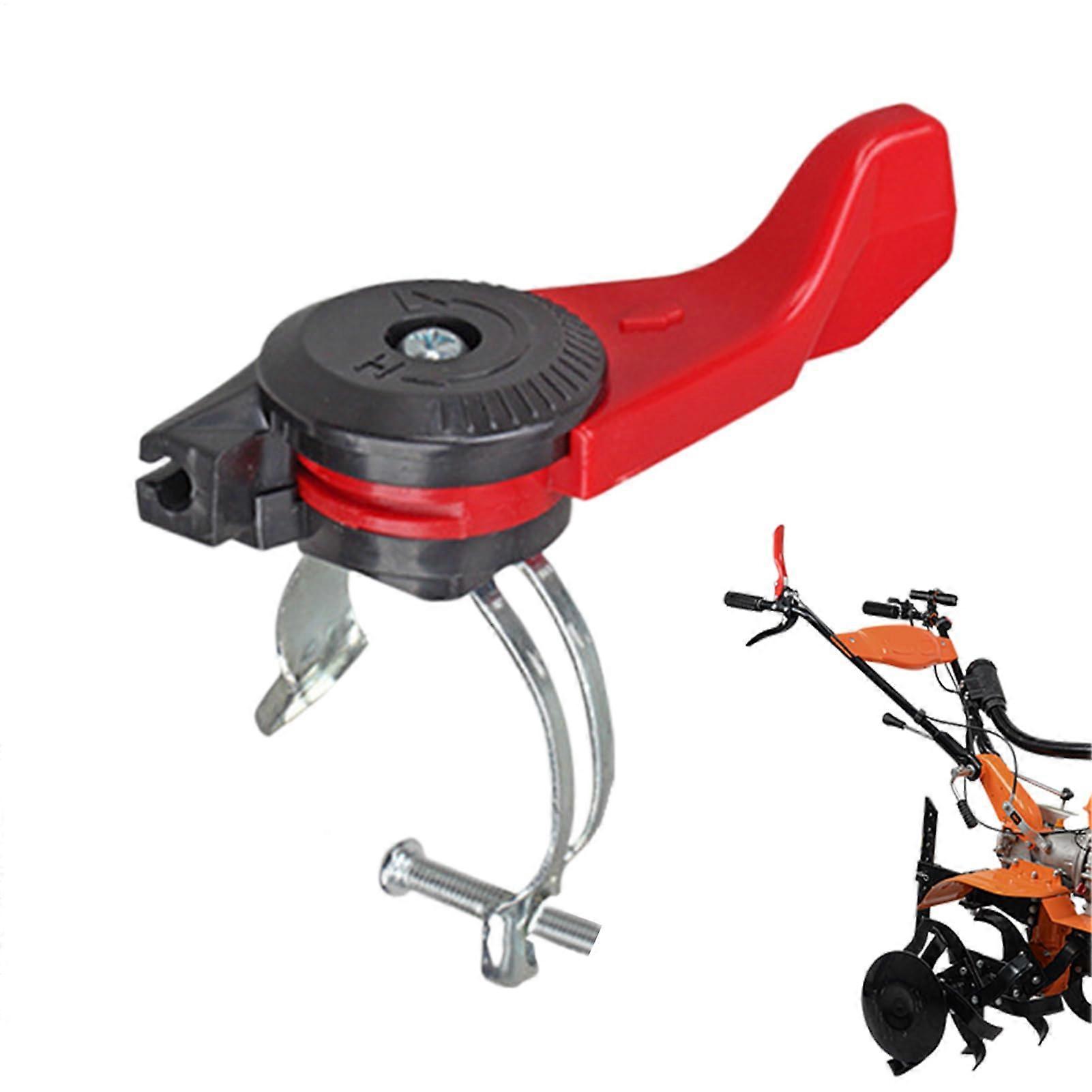 Tiller Throttle Control with Ergonomic Handlebar Cable Switch for Road Cutter and Power Trowel