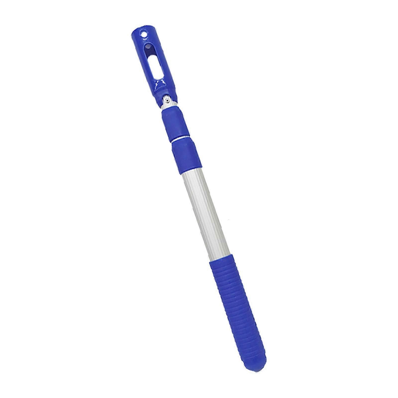 Pool Skimmer Pole Telescopic Aluminum Adjustable Length with AntiSkid Grip for Pool Nets