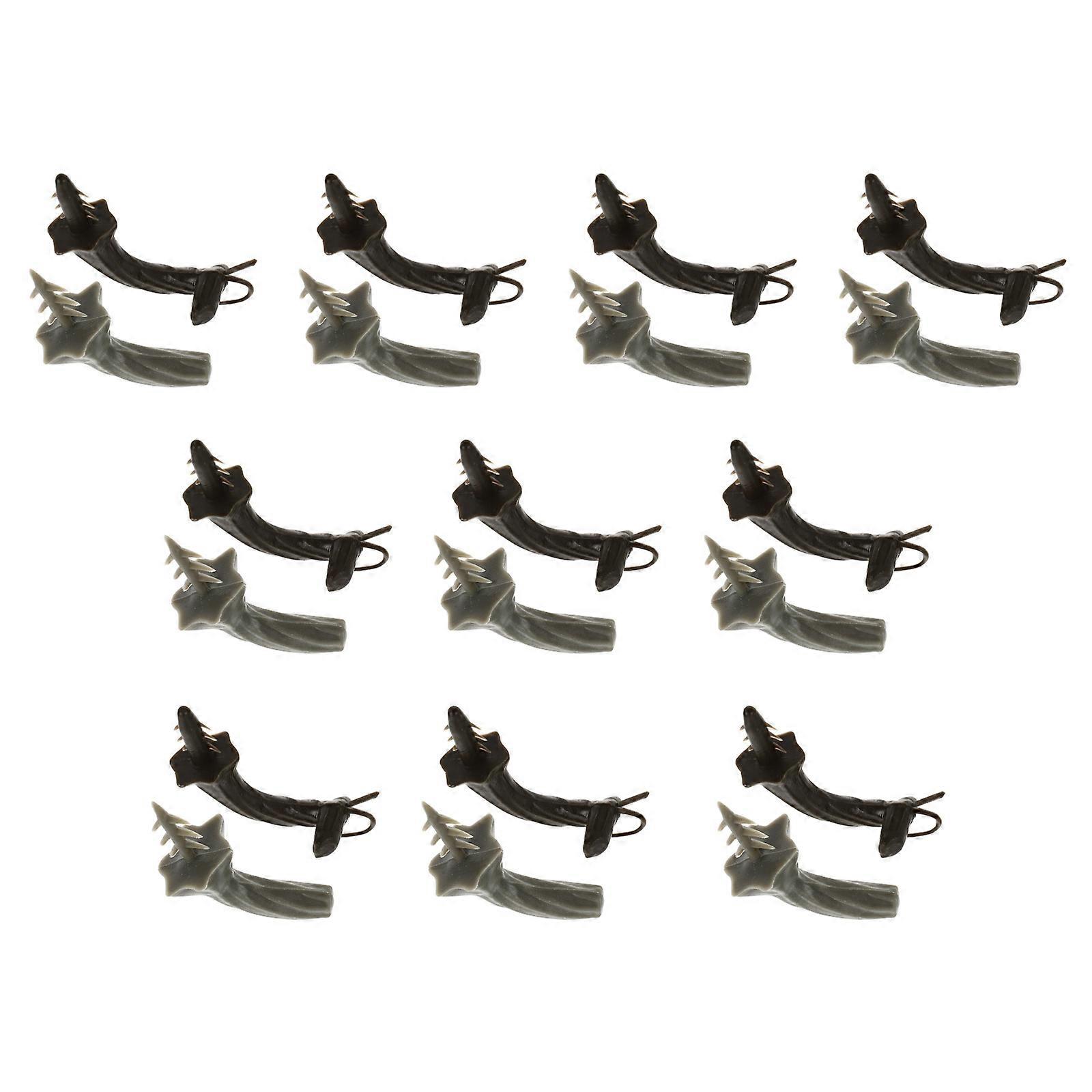 Plastic Pumpkin Decor Crafts Pumpkin Stems for DIY Use 20Pcs Kit