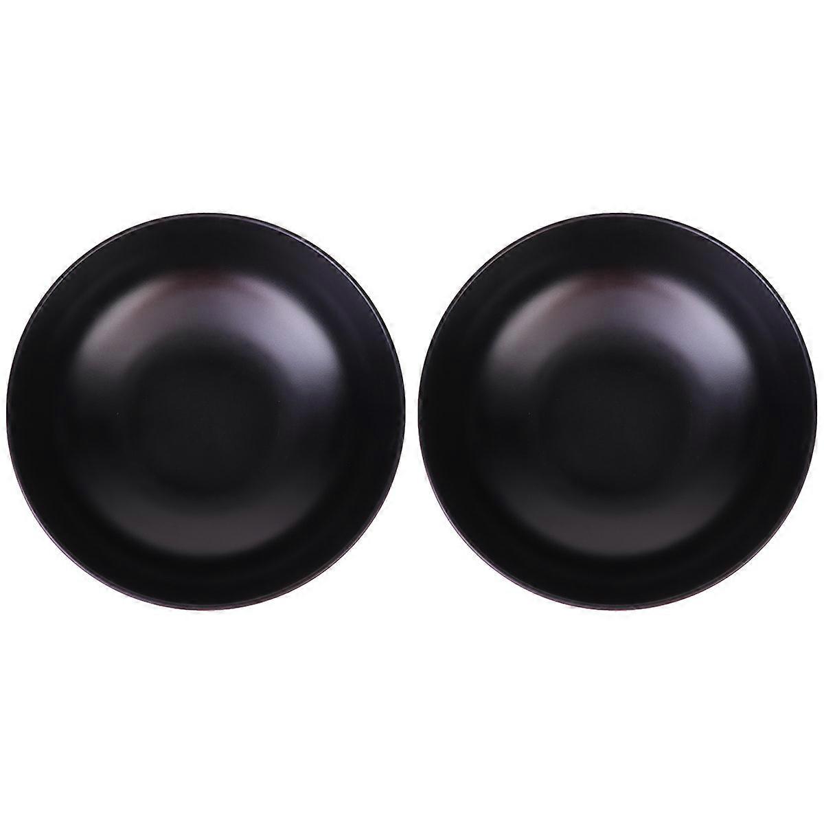 Bowl Tableware for Eating 1Pcs Black