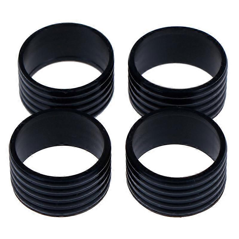 4pcs Tennis Racket Rubber Ring Grip Stretchable Stretchy Handle Rubber Ring