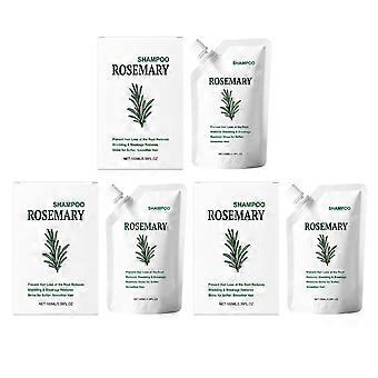 Shampoing à la rose et au romarin pour la croissance des cheveux, pour femmes et hommes. Nettoyage en profondeur, nourrit les cheveux, idéal pour une routine capillaire quotidienne.