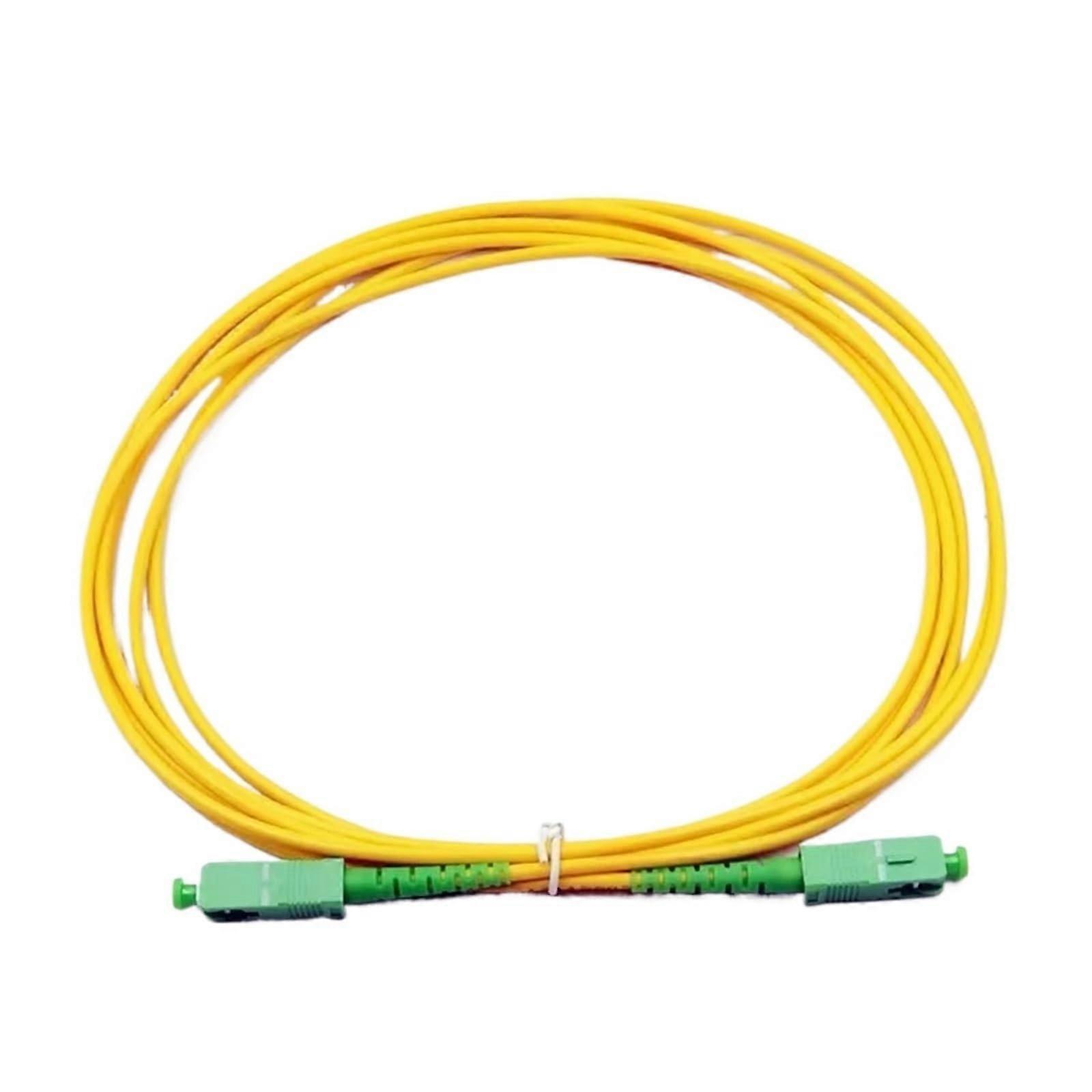 Singlemode Fiber Optic Patch Cord 2m Low Signal Loss for Networking and Telecommunications