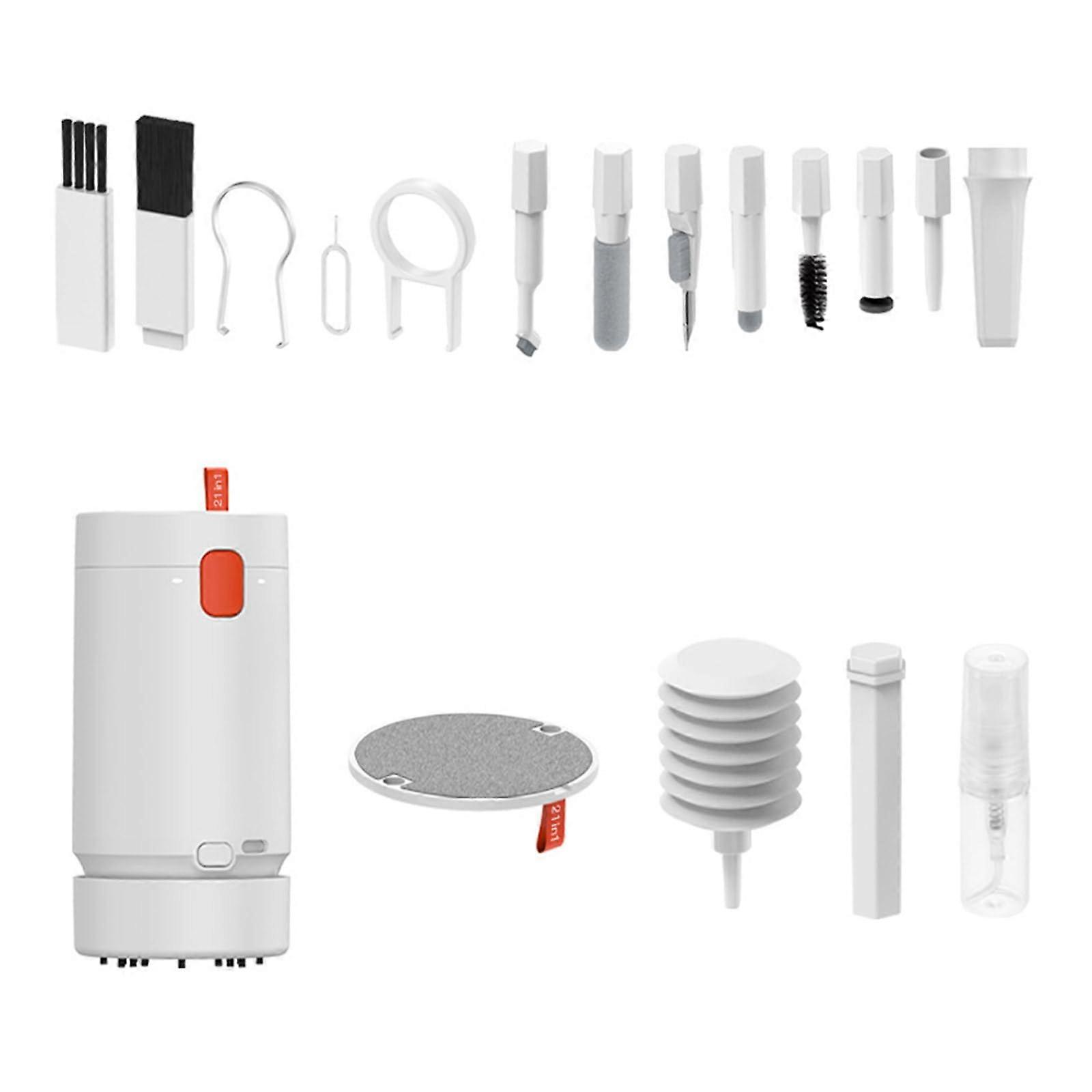 21 in 1 Electronics Cleaning Kit with Brushes Keycap Puller TypeC Rechargeable for Keyboard and Screen
