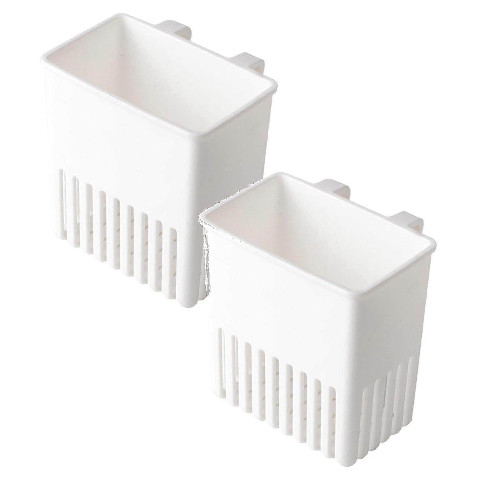 Utensil Drying Rack with Cup Holder, SpaceSaving Cutlery Drainer Basket for Kitchen Sink