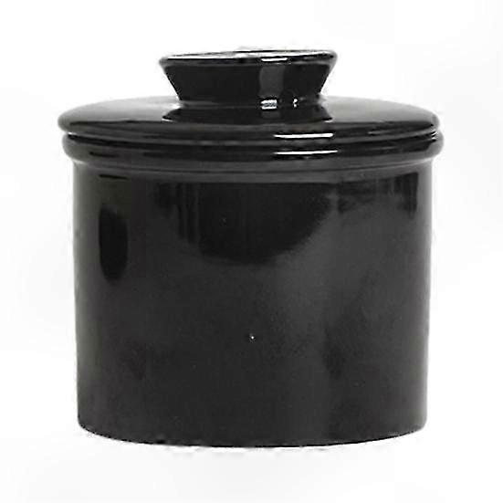 Ceramic Butter Keeper with Sealed Lid for Freshness and Durability in Solid Color Design