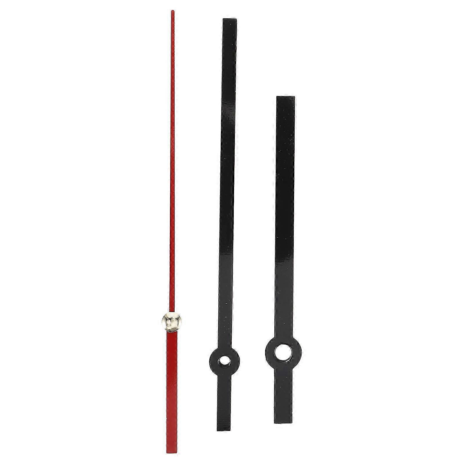 Sturdy Clock Parts Metal Clock Hands for Repair 1Set Black Pointers