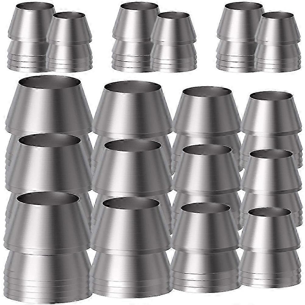 Iron Wedge Wedges Tool for Hammer Handle Replacement 18Pcs Silver