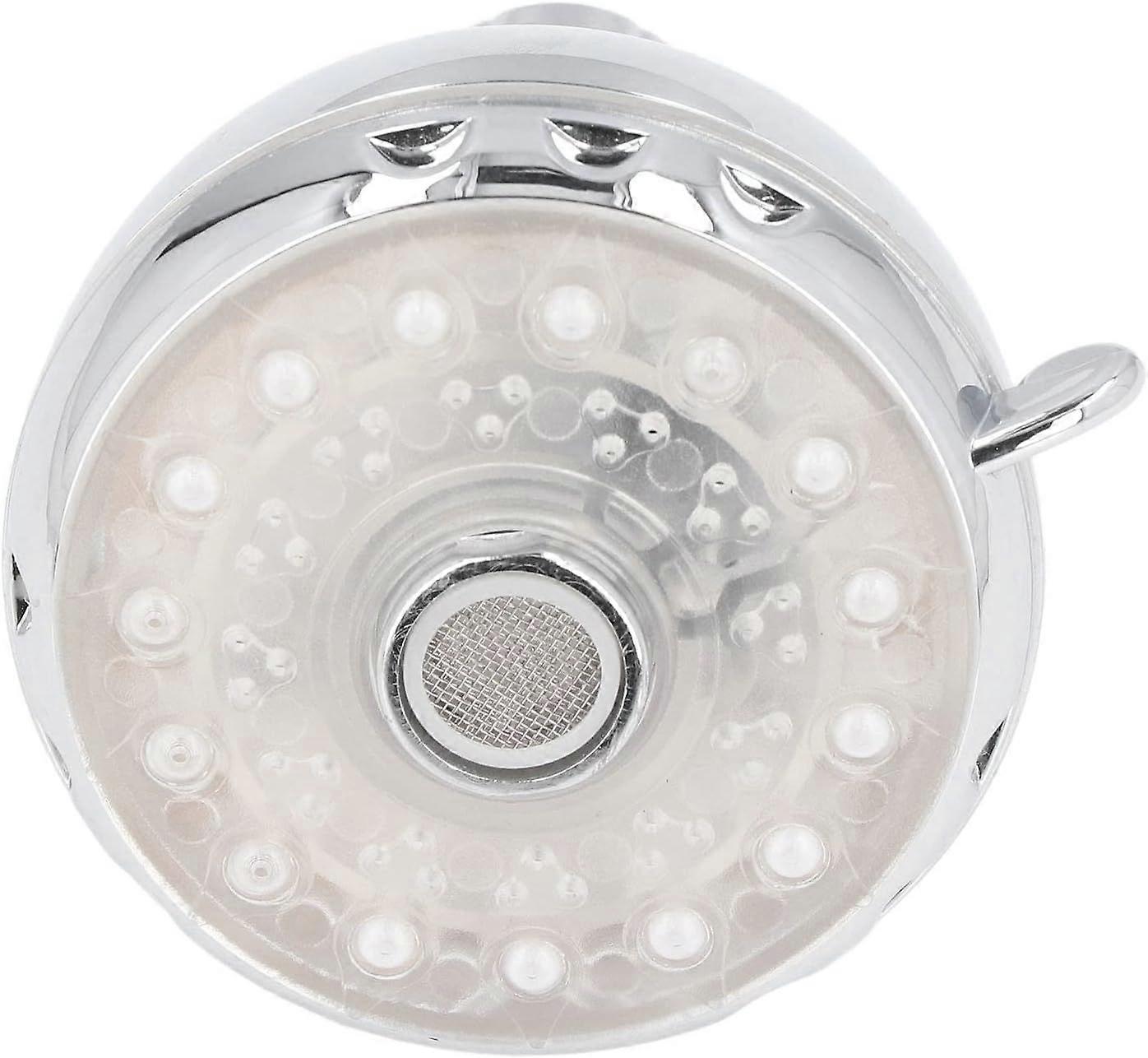 LED Shower Head with Light 3 Color Temperature Controlled Automatically Changing