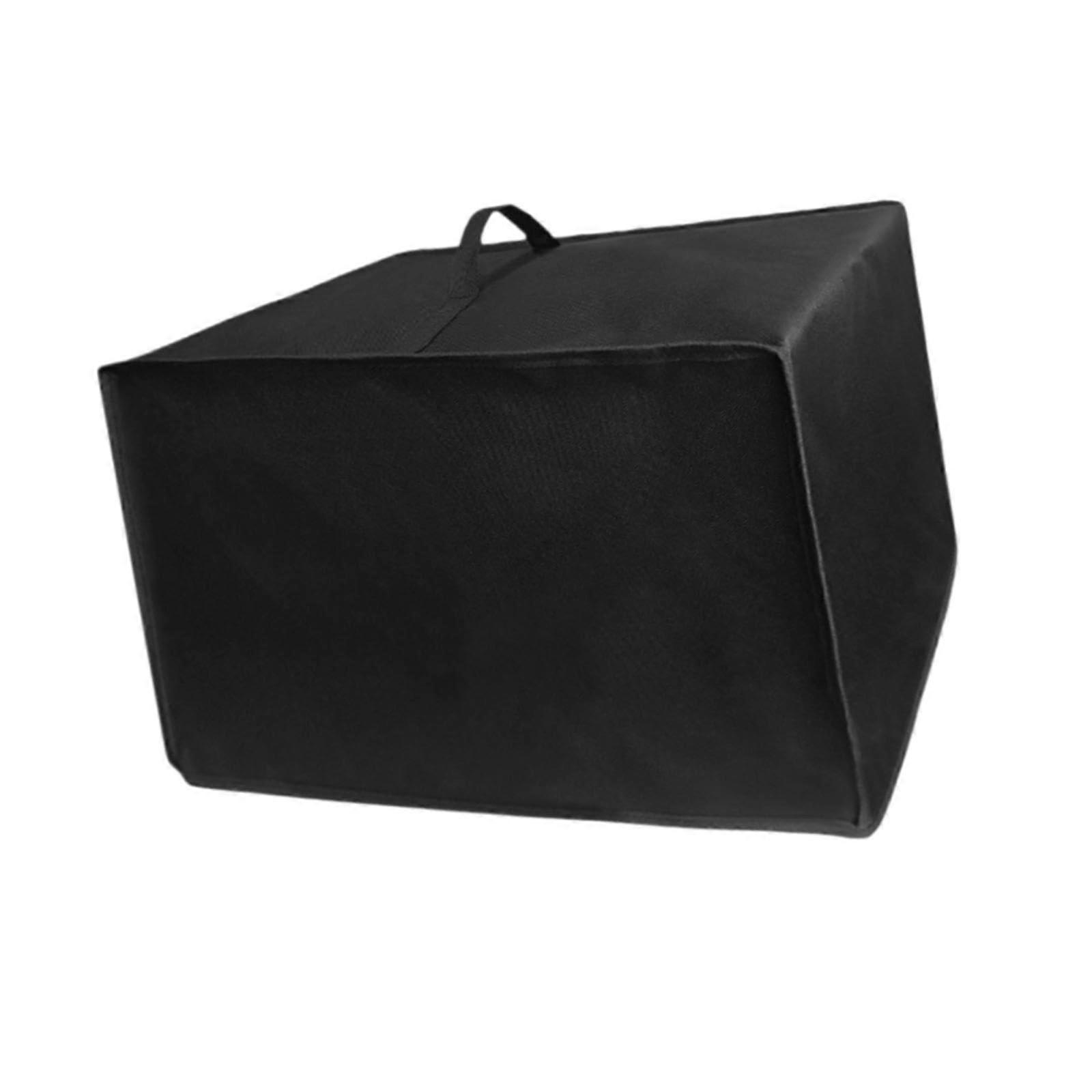 Heat Press Cover Waterproof Dustproof Scratch Resistant Polyester Protector Black 19.29x15.75x11.81