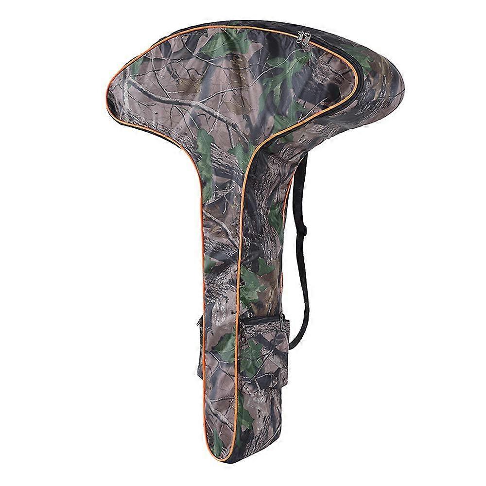 35 Inch Tactical Crossbow Case with Double Zipper Storage and Adjustable Shoulder Strap for Archery