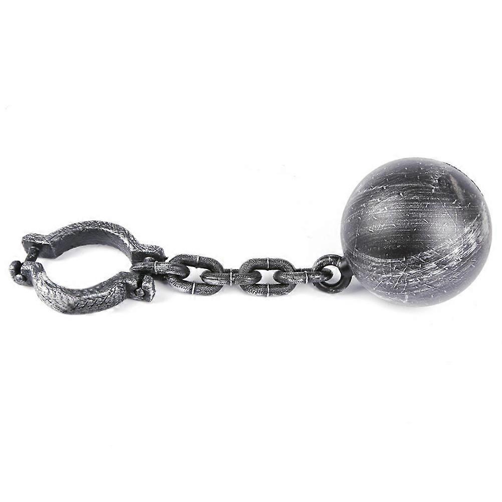 Halloween Prop for Plastic Shackles with Ball for Acting