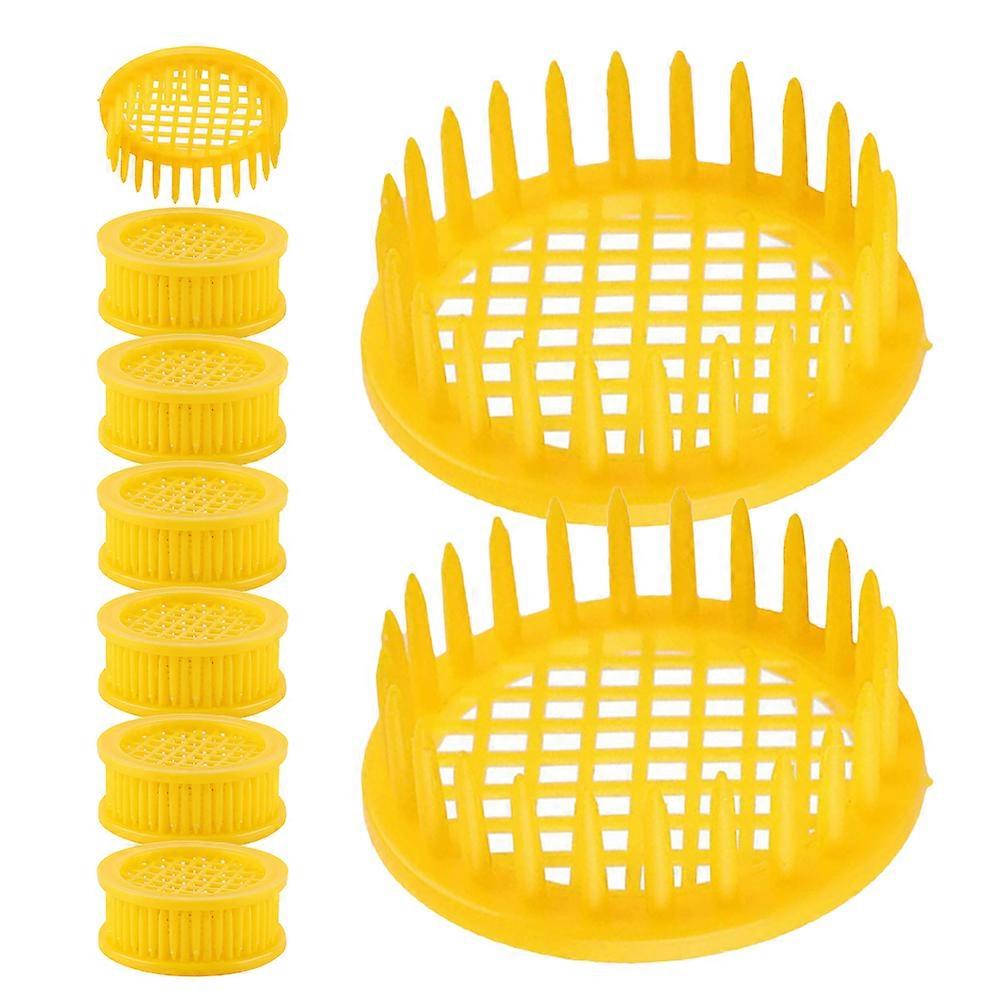 Plastic Bee Cage Beekeeping Tools for Queen Isolation 75Pcs Set