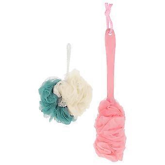 Shower Bath Ball Foaming Mesh Ball Set for Body Scrubbing 4Pcs