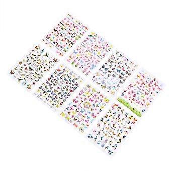 Nagelsticker Schmetterling, 8 Bögen, für die Maniküre