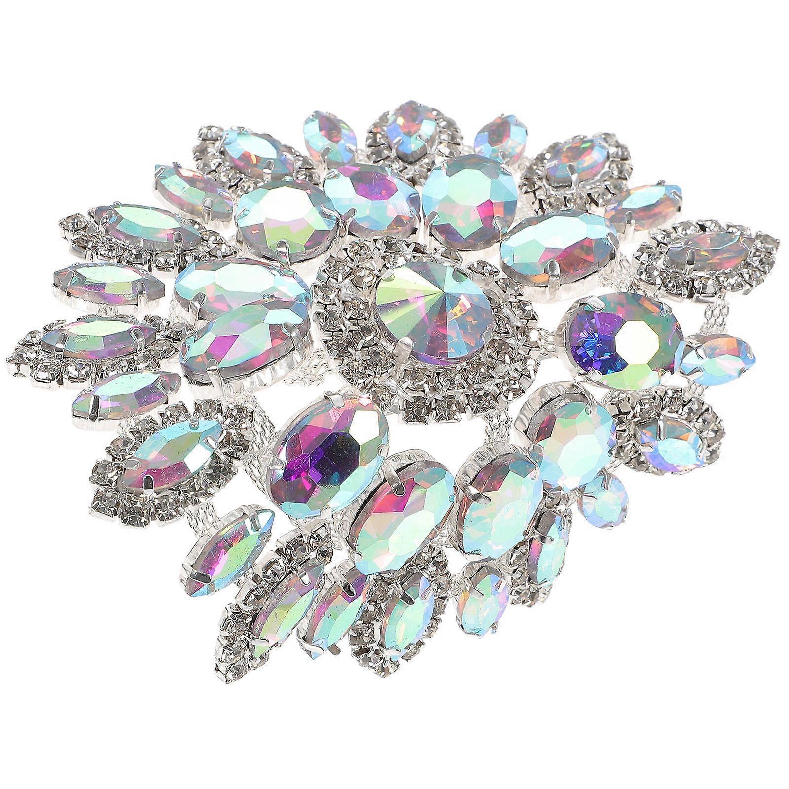 Diy Clothing Patches Rhinestone Patch Creative Shape Multi-Colored Ab For Diy Projects 1Pack