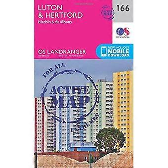Luton, Hertford, Hitchin & St Albans (OS Landranger mappa)