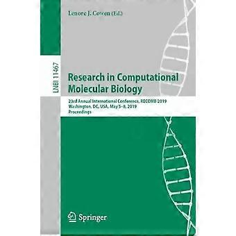 Research In Computational Molecular Biology 23rd Annual International Conference - Springer Nature B.V