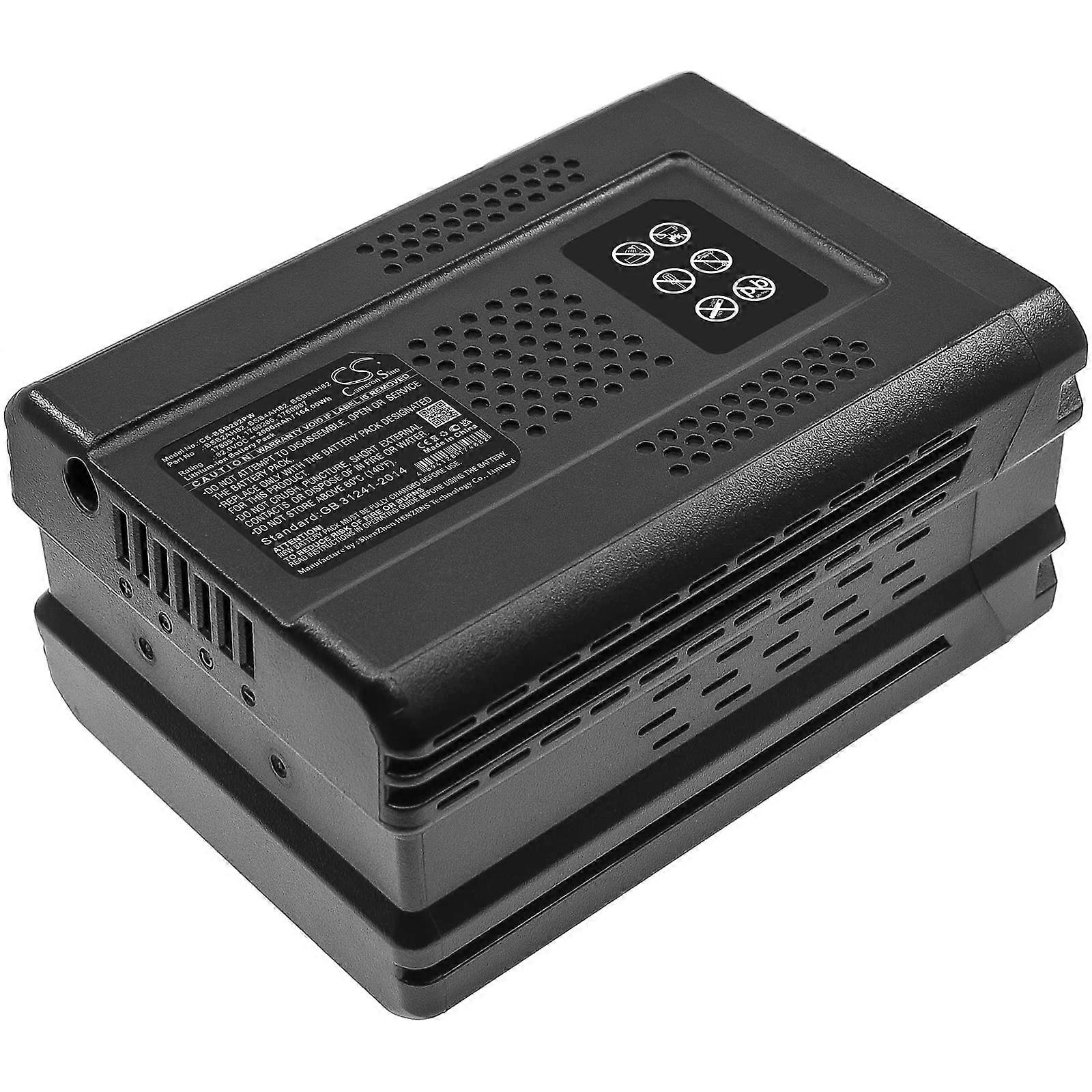 82V 2Ah Lithium Battery Replacement Pack with Extended Runtime for Briggs and Stratton and Snapper XD