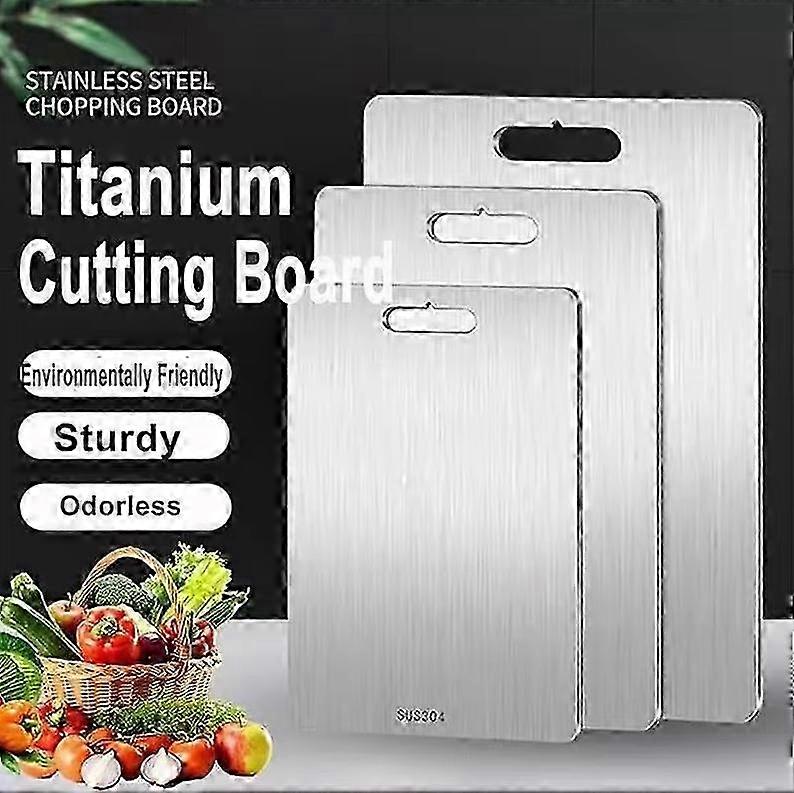 Titanium Cutting Board Double-Sided Titanium Kitchen Chopping Board