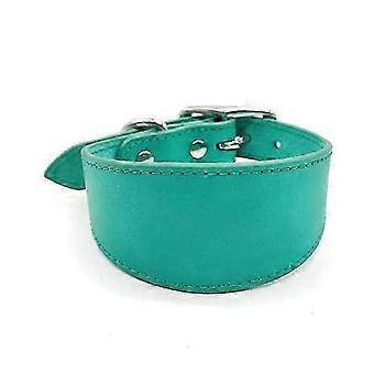 Pet Dogs Collar Wide Leathers Neck Collar Soft Lining Adjustable Dogs Collar