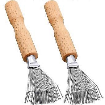 2 Confezioni Spazzola Detergente Strumento Pettine Cleaner Spazzola per Capelli Cleaner Comb Mini Spazzola per Capelli Rimozione Dello Sporco con