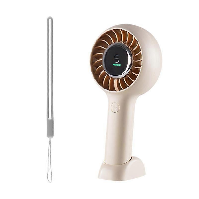 Handheld Portable Fan with Digital Display