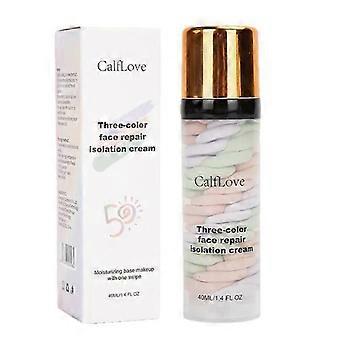 One Step Color Corrector Primer, 3 In 1 Primer for Face Before Makeup, Face Moisturizing Sunscreen Isolation Cream, SPF 50, Oil Control & Concealer Sk