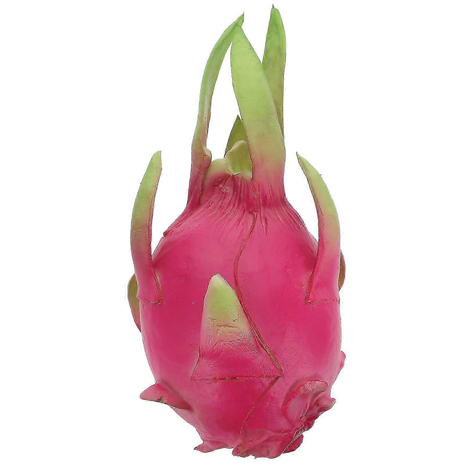 Artificial Pitaya Decor Vivid Plastic Model for Decoration 1Pcs Red