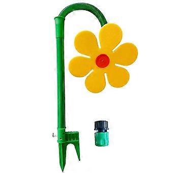 360 Degree Rotating Flower Water Sprinkler Toy, Fun Dancing Yard Sprinklers for Lawn Irrigation Outdoor