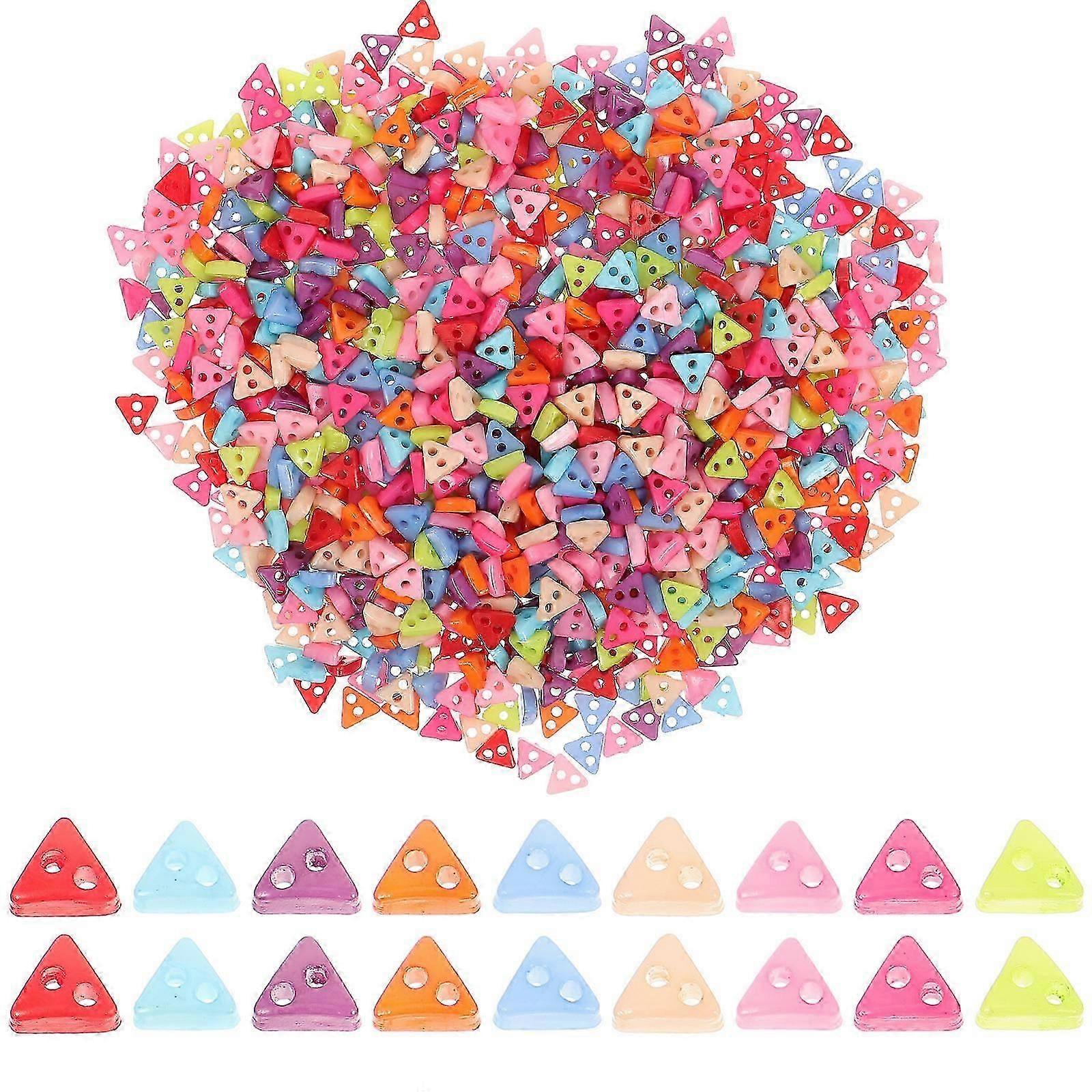 Durable Triangle Shape Plastic Multipurpose Buttons For Clothes 1000Pcs Button Replacement